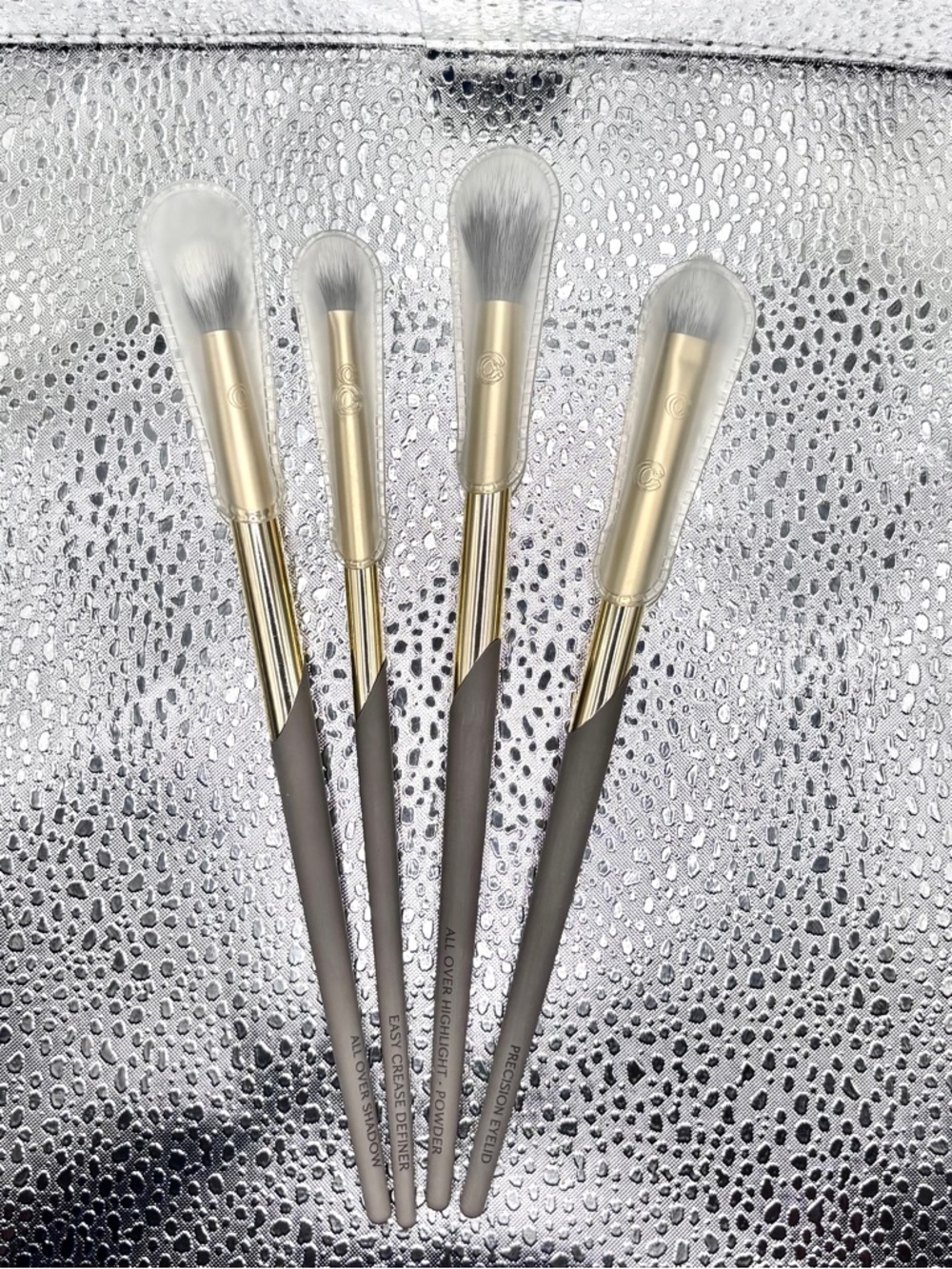 Luxury Women's NEW Complex Culture 4-Piece Professional Face & Eye Brush Set